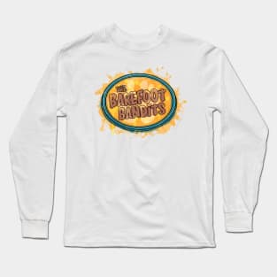 The Barefoot Bandits 'Splat Logo' Long Sleeve T-Shirt